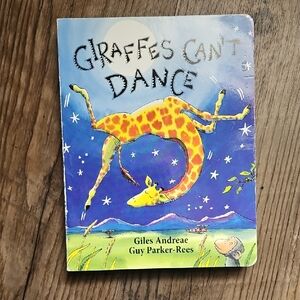 Scholastic Giraffes Can't Dance Book - Blue and Yellow